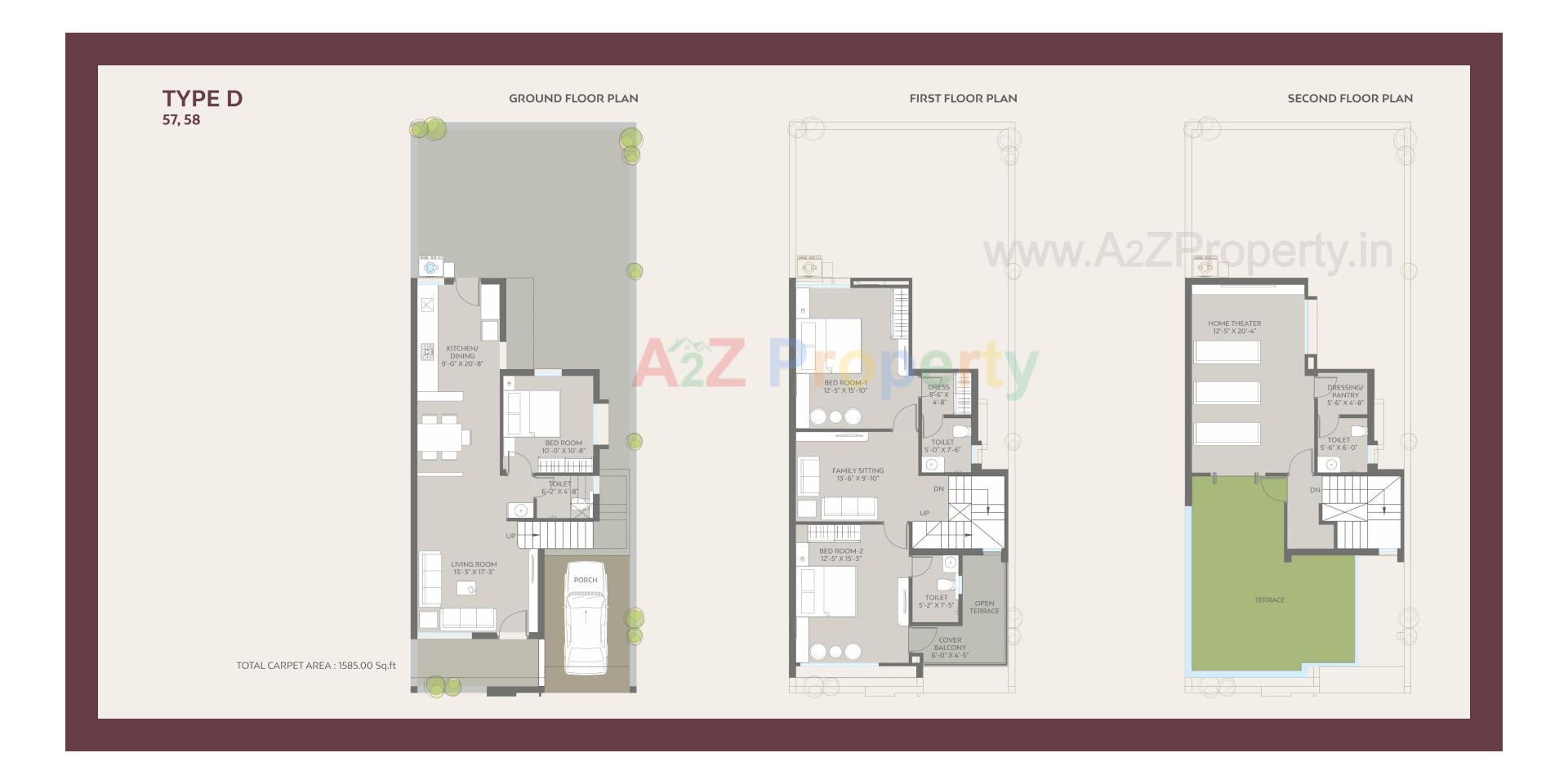Layout of real estate project Radhika Bunglows located at Bapod, Vadodara, Gujarat