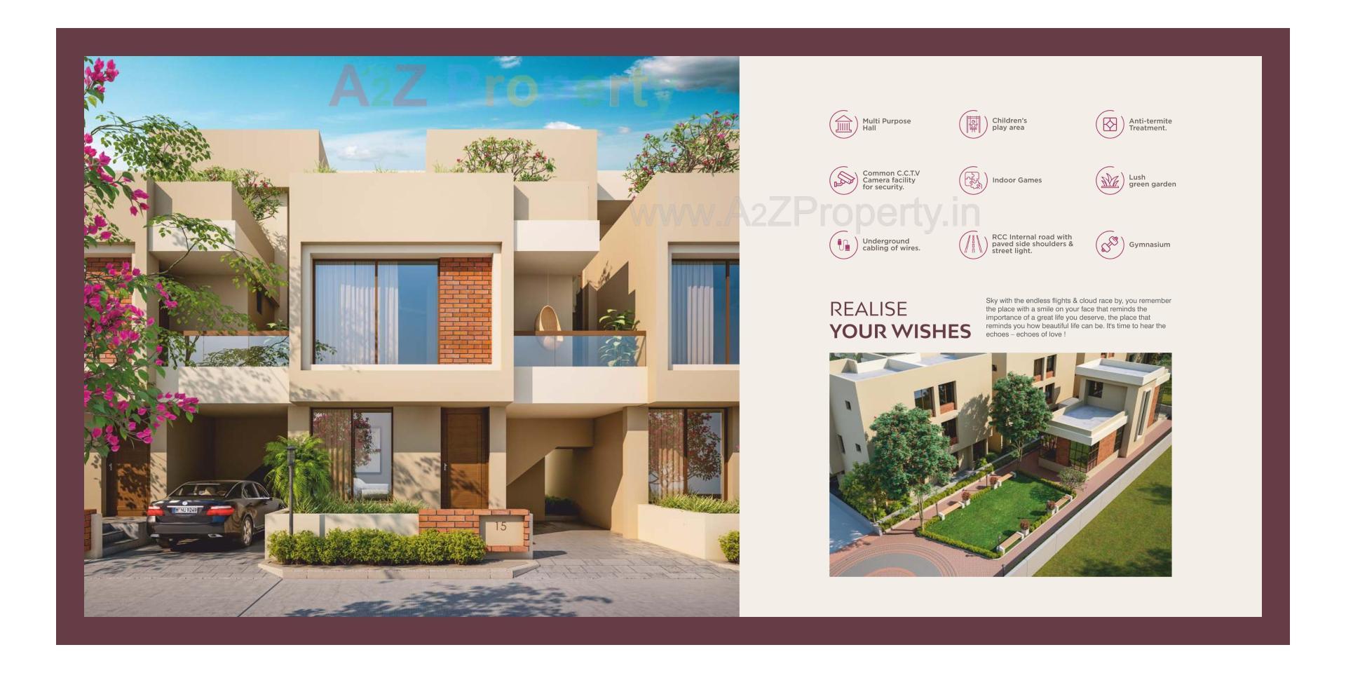  of real estate project Radhika Bunglows located at Bapod, Vadodara, Gujarat