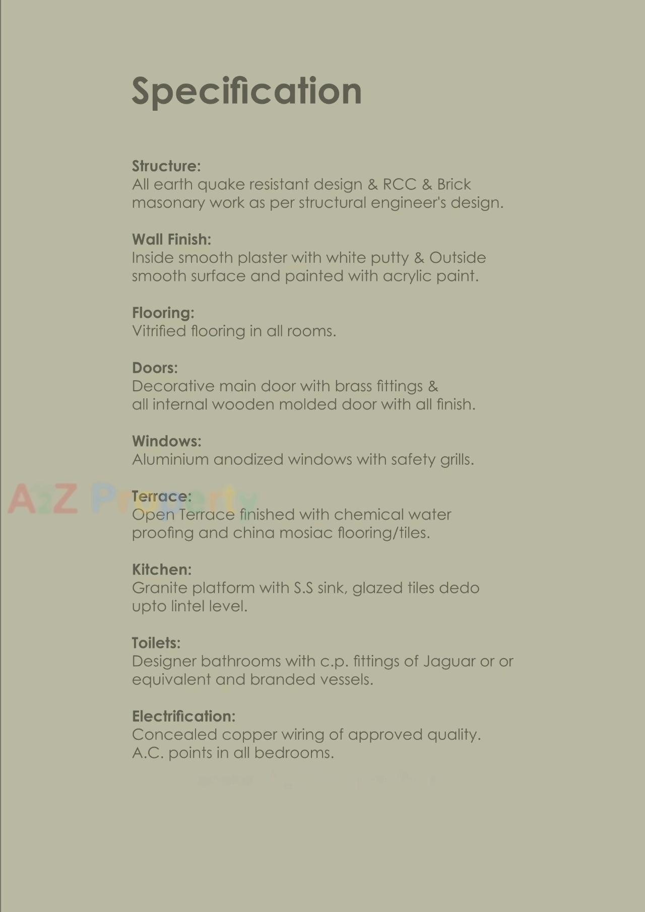 Project Specifications