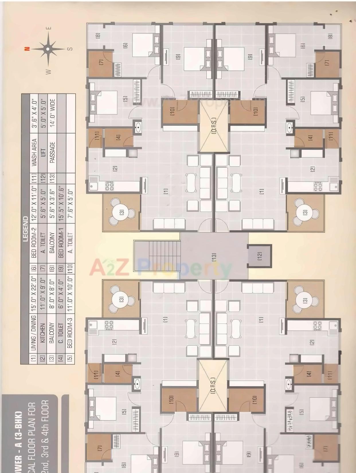 Layout of real estate project Rafiya Park Residency located at Kasba, Vadodara, Gujarat