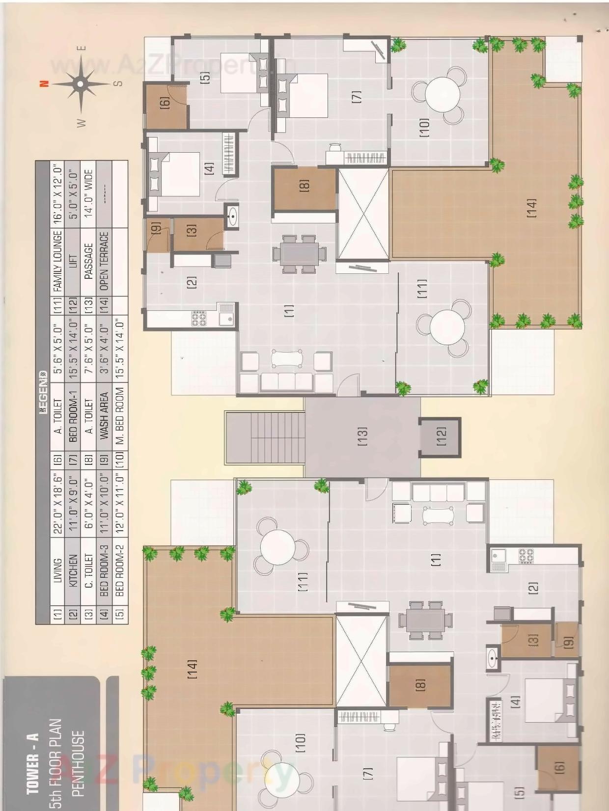 Layout of real estate project Rafiya Park Residency located at Kasba, Vadodara, Gujarat