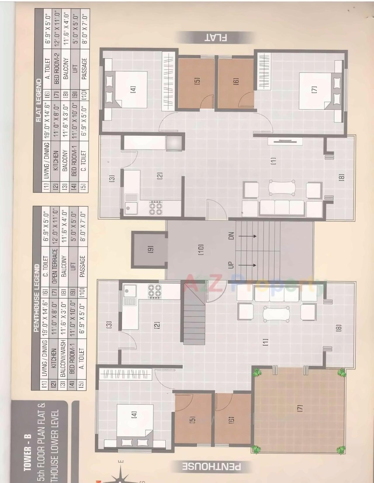 Layout of real estate project Rafiya Park Residency located at Kasba, Vadodara, Gujarat