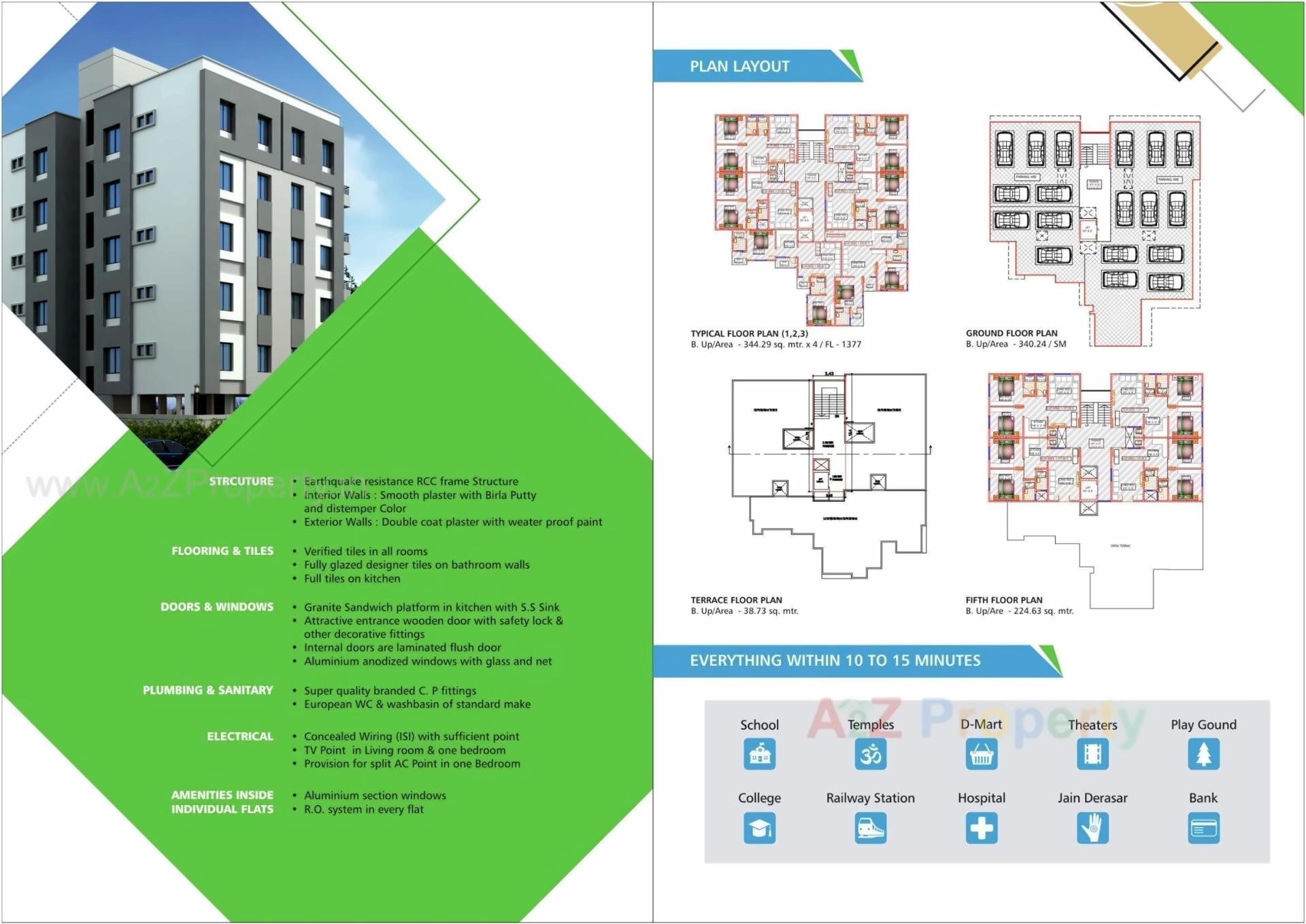  of real estate project Raj Niwas located at Kasaba, Vadodara, Gujarat