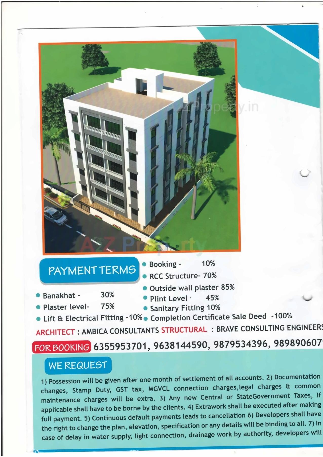  of real estate project Raj Residency located at Kasba, Vadodara, Gujarat