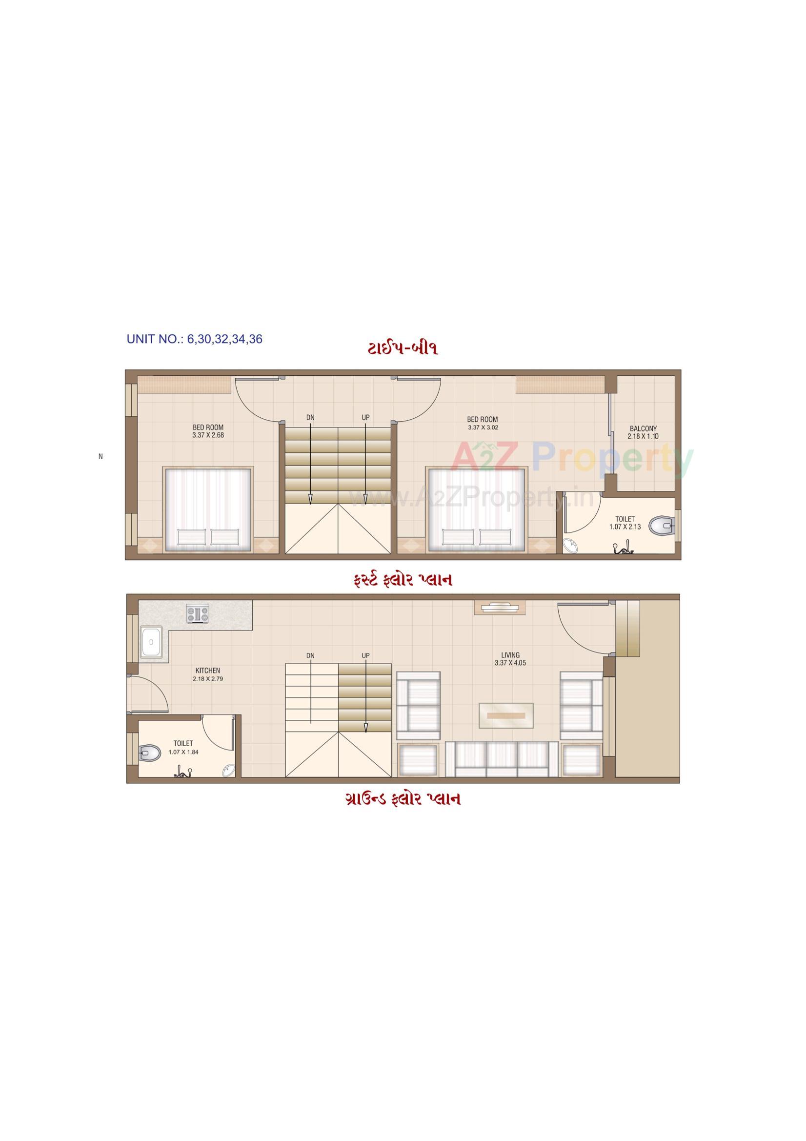 Layout of real estate project Rajipo Residency located at Karjan, Vadodara, Gujarat