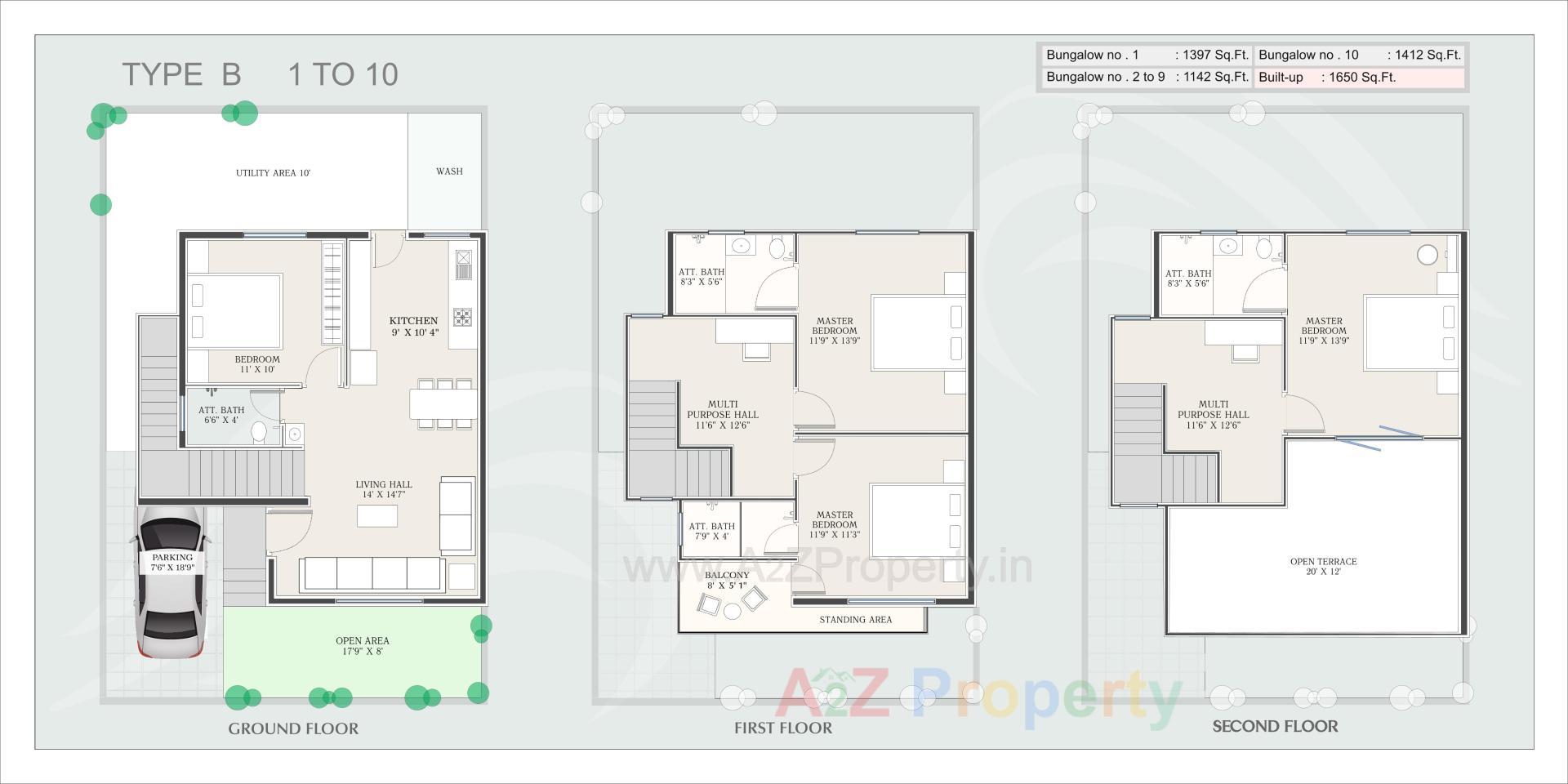 Layout of real estate project Rajlaxmi Darshan located at Ankhol, Vadodara, Gujarat