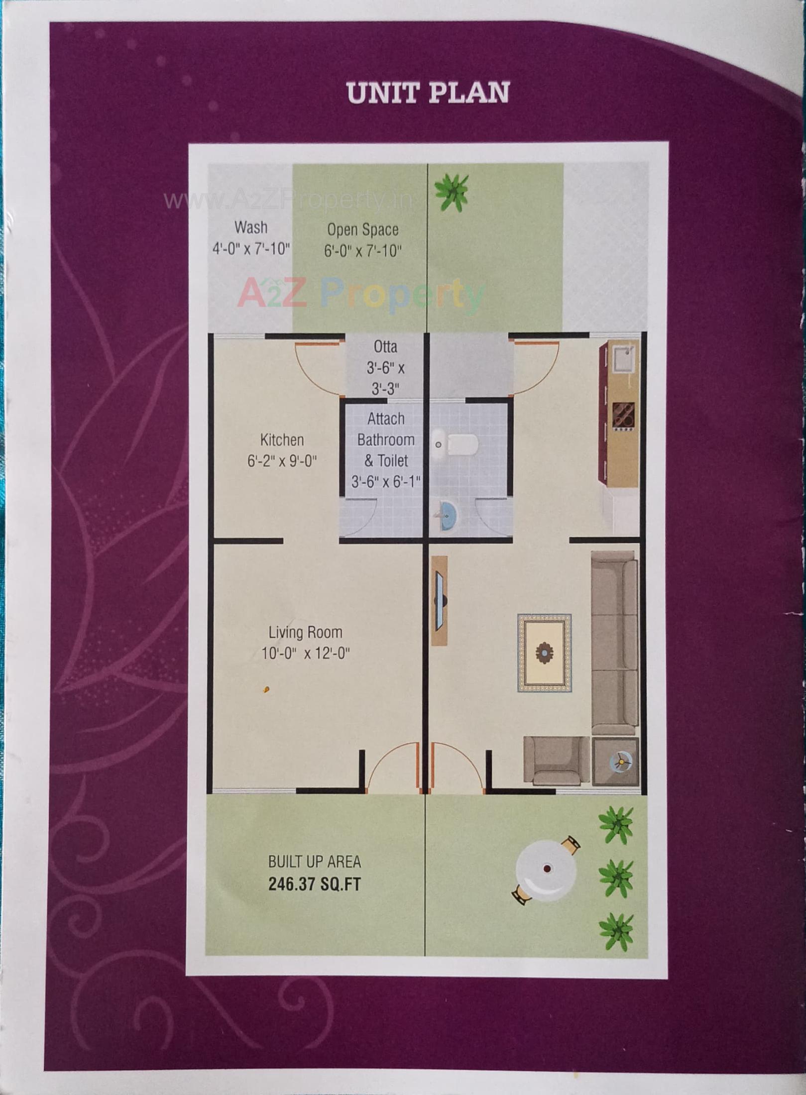 Layout of real estate project Rajlaxmi Residency located at Karodiya, Vadodara, Gujarat