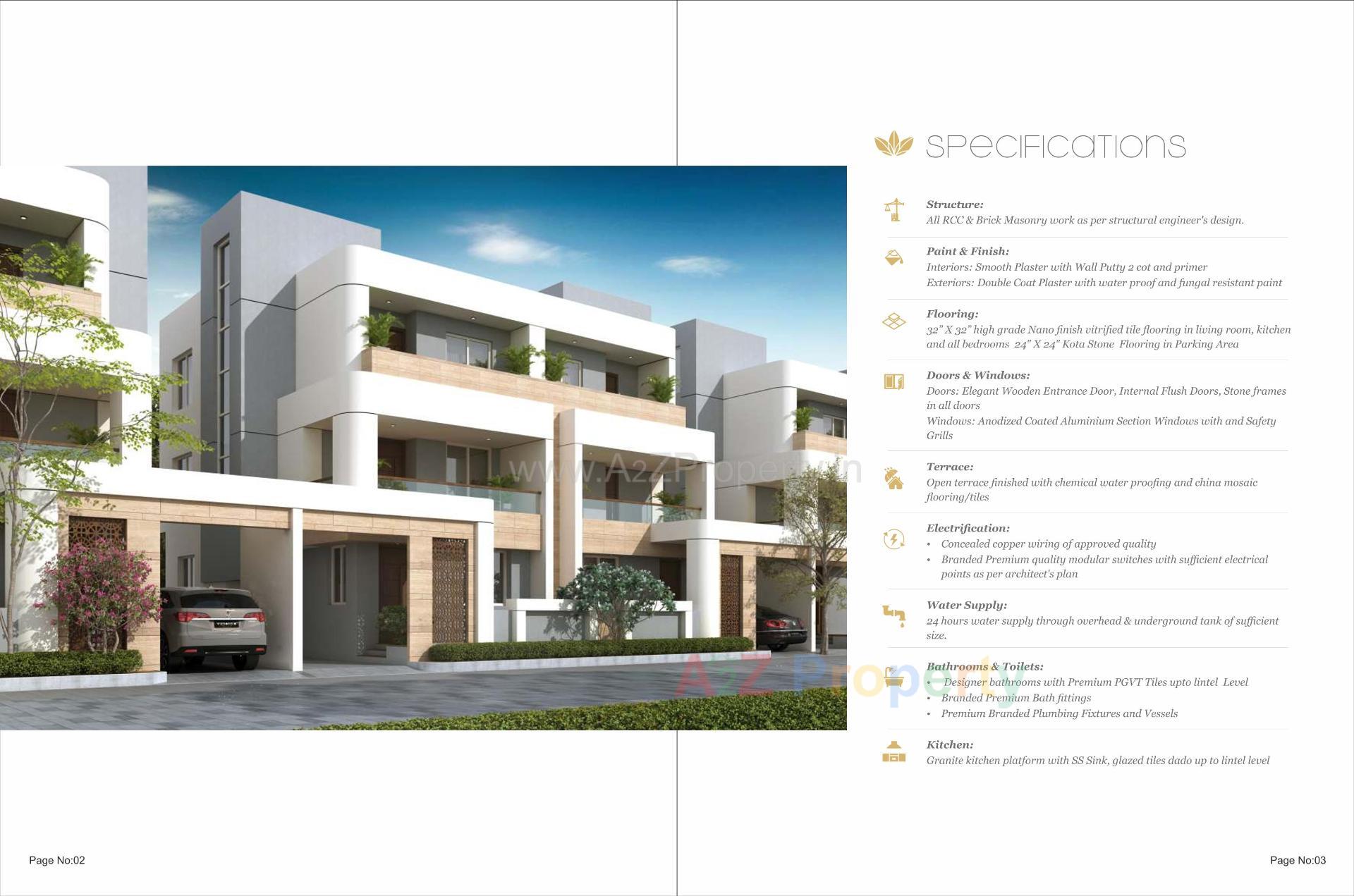 3D Elevation of real estate project Rajmani 10 located at Gotri, Vadodara, Gujarat