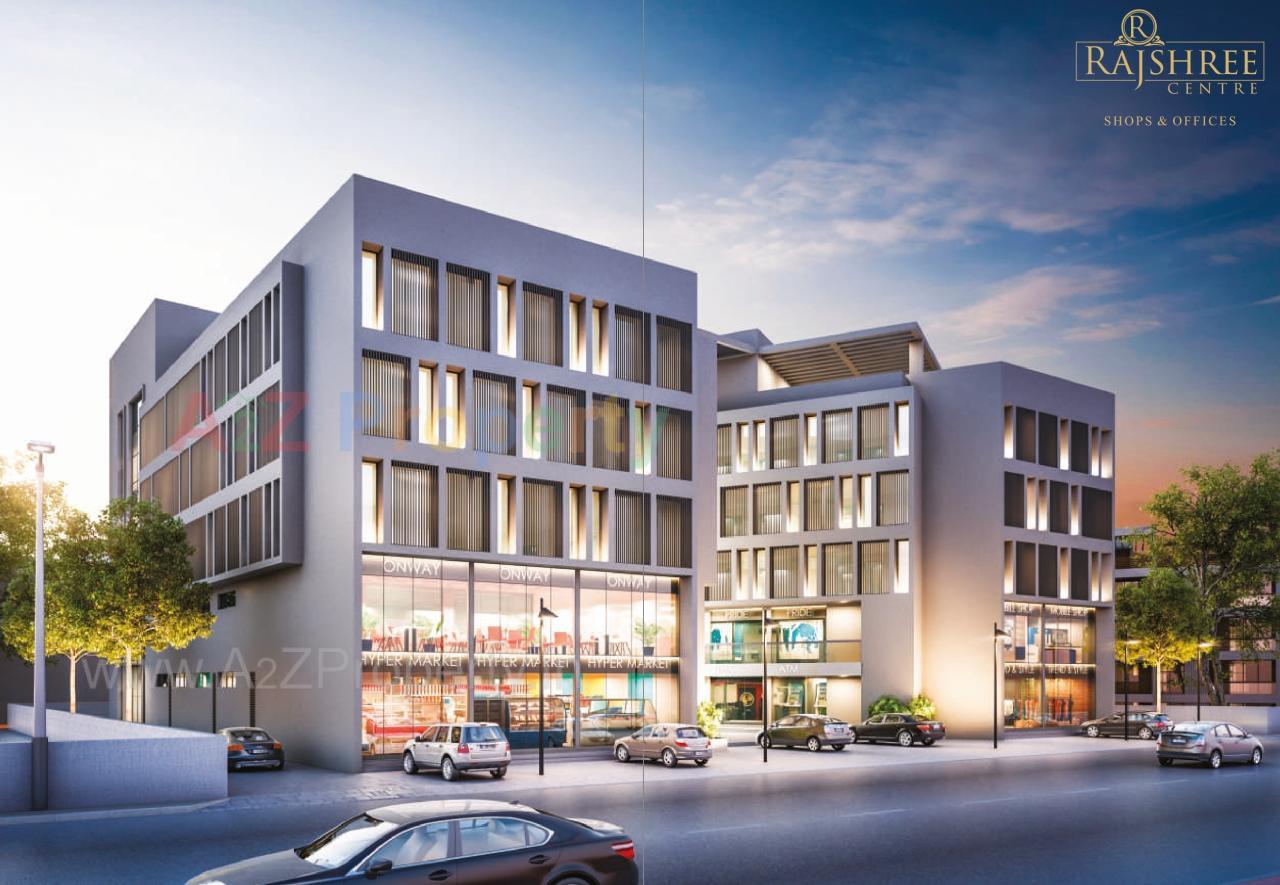 3D Elevation of real estate project Rajshree Centre located at Kasba, Vadodara, Gujarat