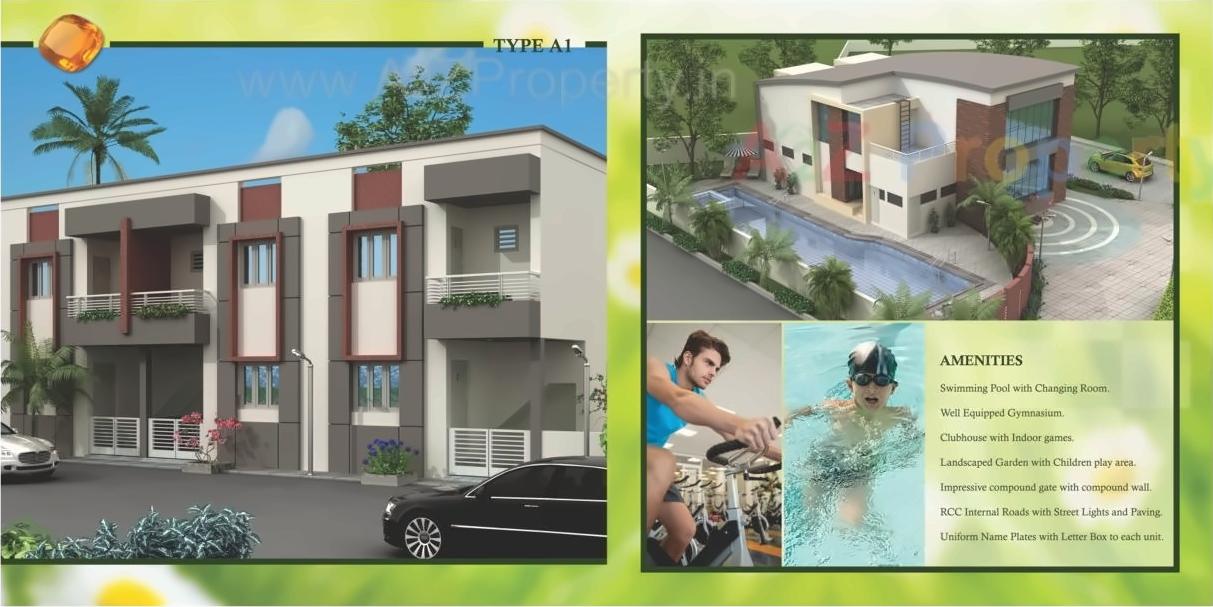 3D Elevation of real estate project Ratna Heaven located at Ratanpur, Vadodara, Gujarat