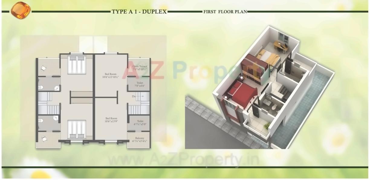 Layout of real estate project Ratna Heaven located at Ratanpur, Vadodara, Gujarat