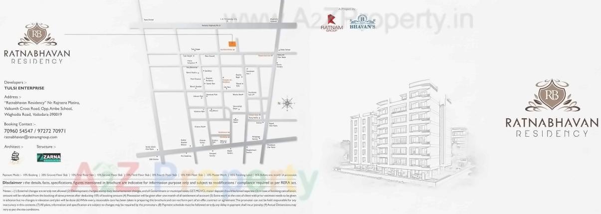  of real estate project Ratnabhavan Residency located at Bapod, Vadodara, Gujarat
