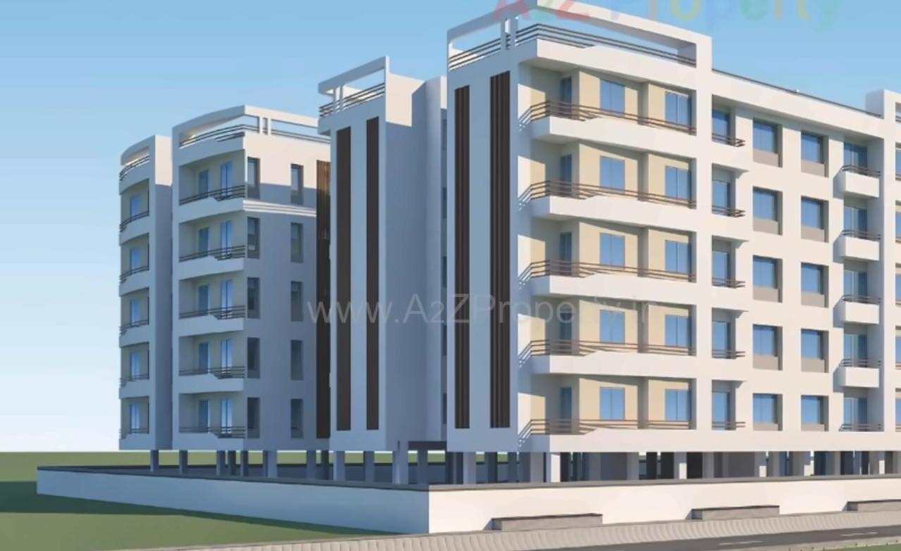 3D Elevation of real estate project Ratnabhavan Residency located at Bapod, Vadodara, Gujarat