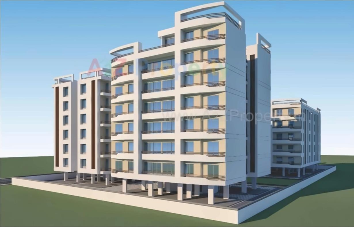 3D Elevation of real estate project Ratnabhavan Residency located at Bapod, Vadodara, Gujarat