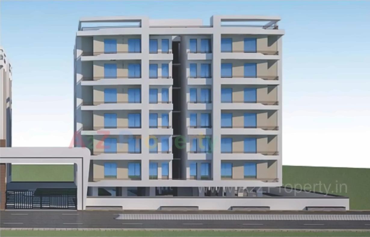 3D Elevation of real estate project Ratnabhavan Residency located at Bapod, Vadodara, Gujarat