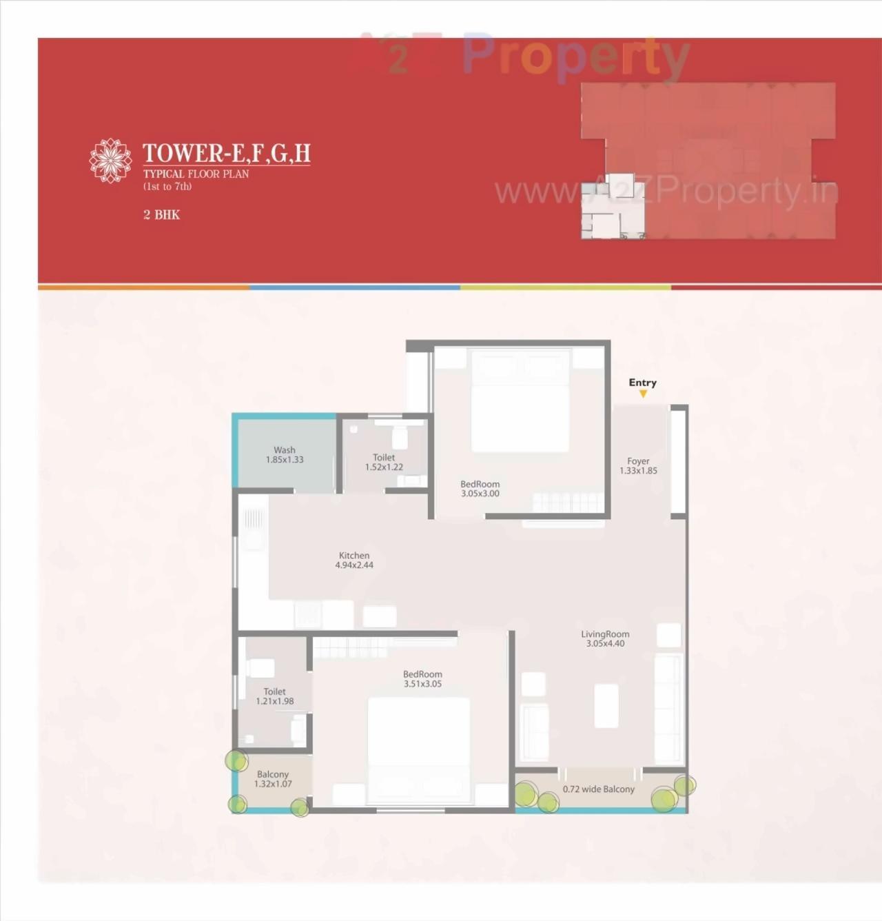 Layout of real estate project Ratnam Aura located at Harni, Vadodara, Gujarat