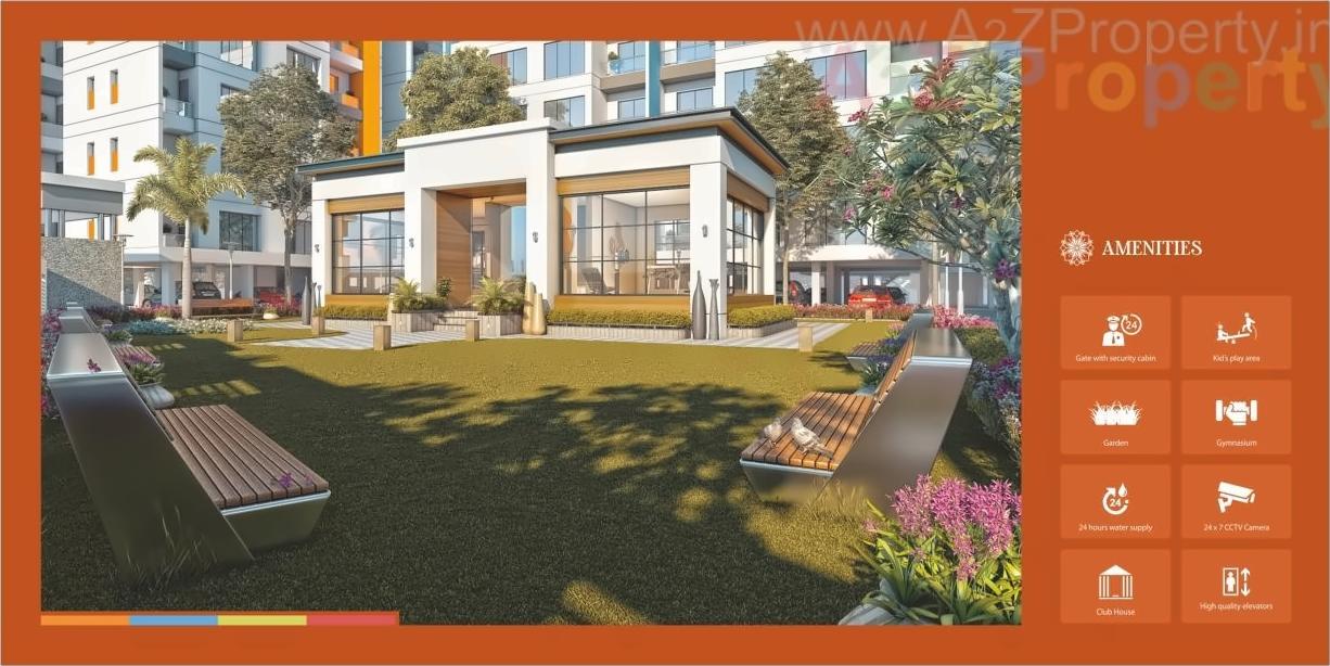 3D Elevation of real estate project Ratnam Aura located at Harni, Vadodara, Gujarat