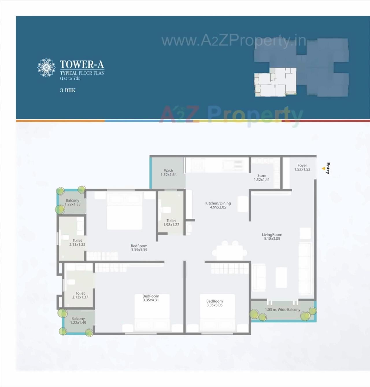 Layout of real estate project Ratnam Aura located at Harni, Vadodara, Gujarat