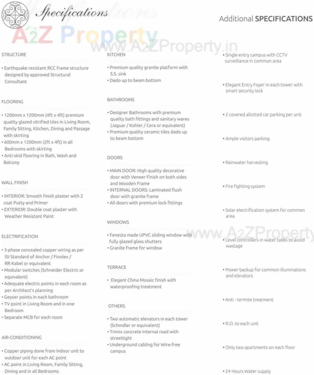 Project Specifications