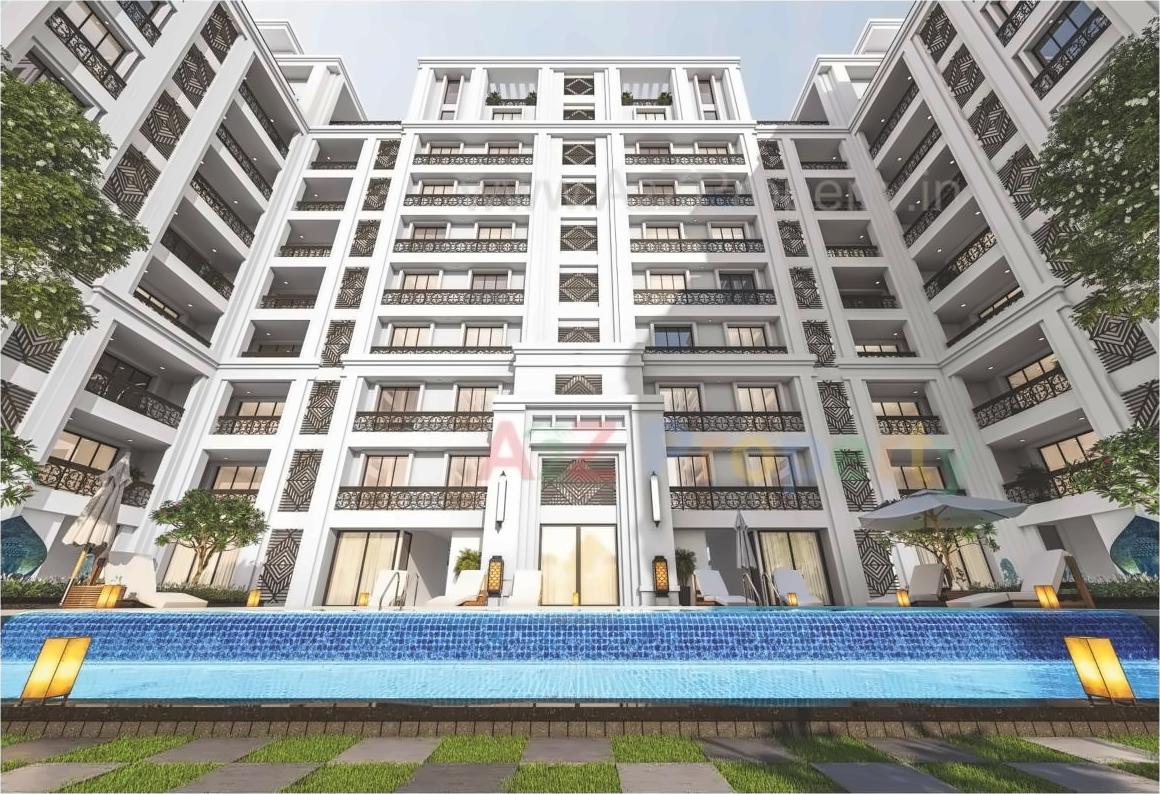 3D Elevation of real estate project Ratnam Gardenbay located at Vadodara, Vadodara, Gujarat