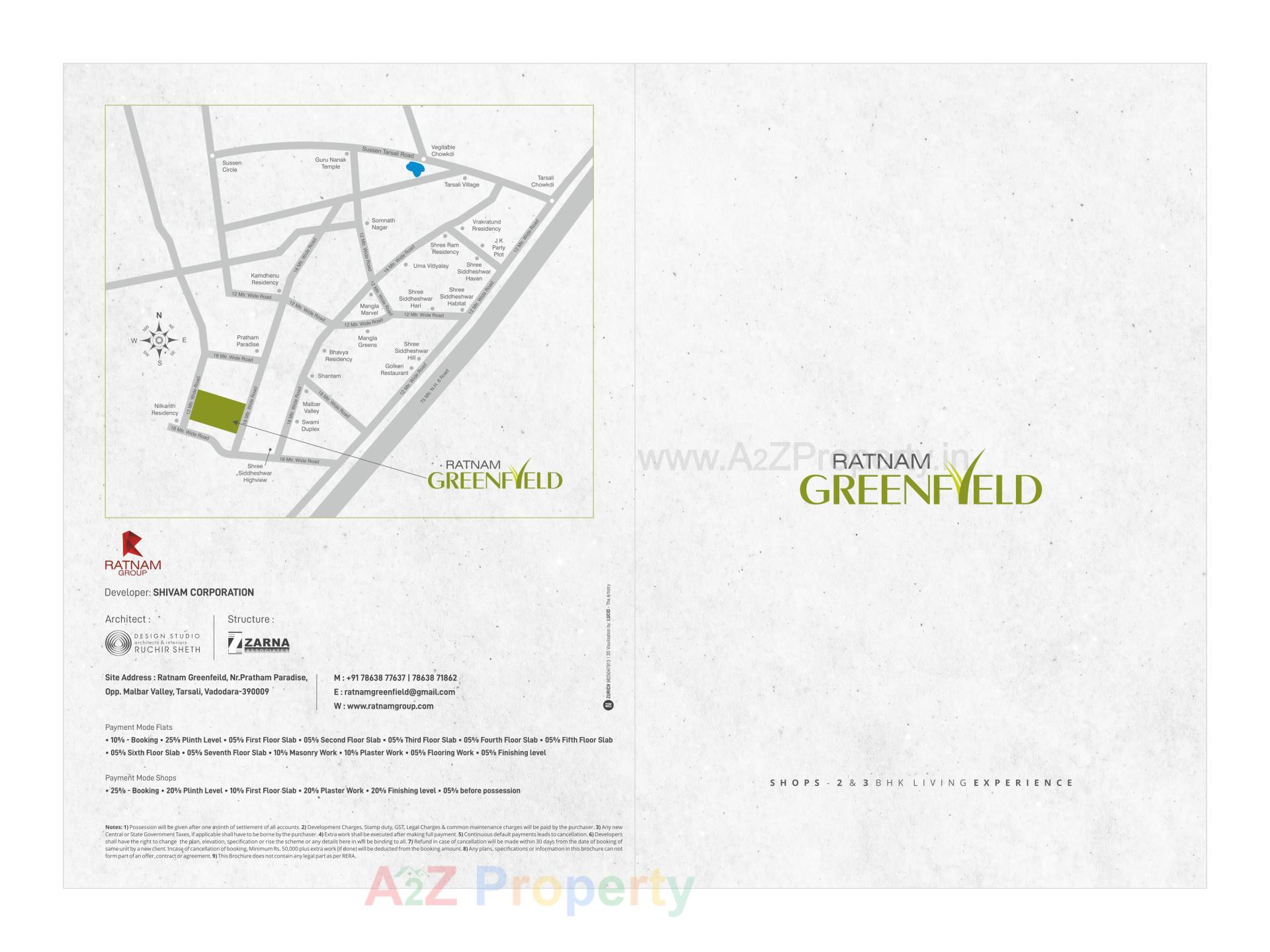  of real estate project Ratnam Greenfield located at Tarsali, Vadodara, Gujarat