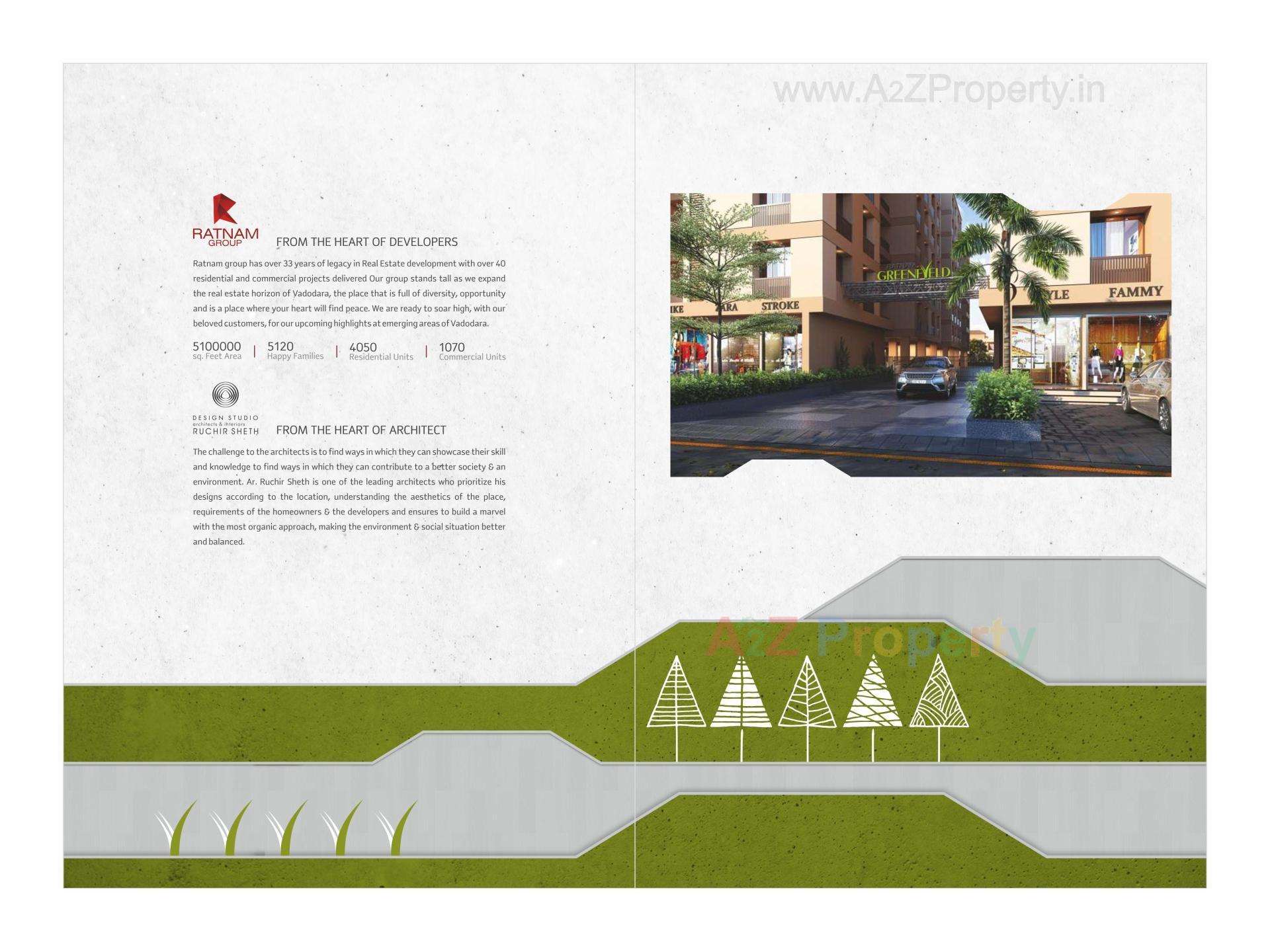  of real estate project Ratnam Greenfield located at Tarsali, Vadodara, Gujarat