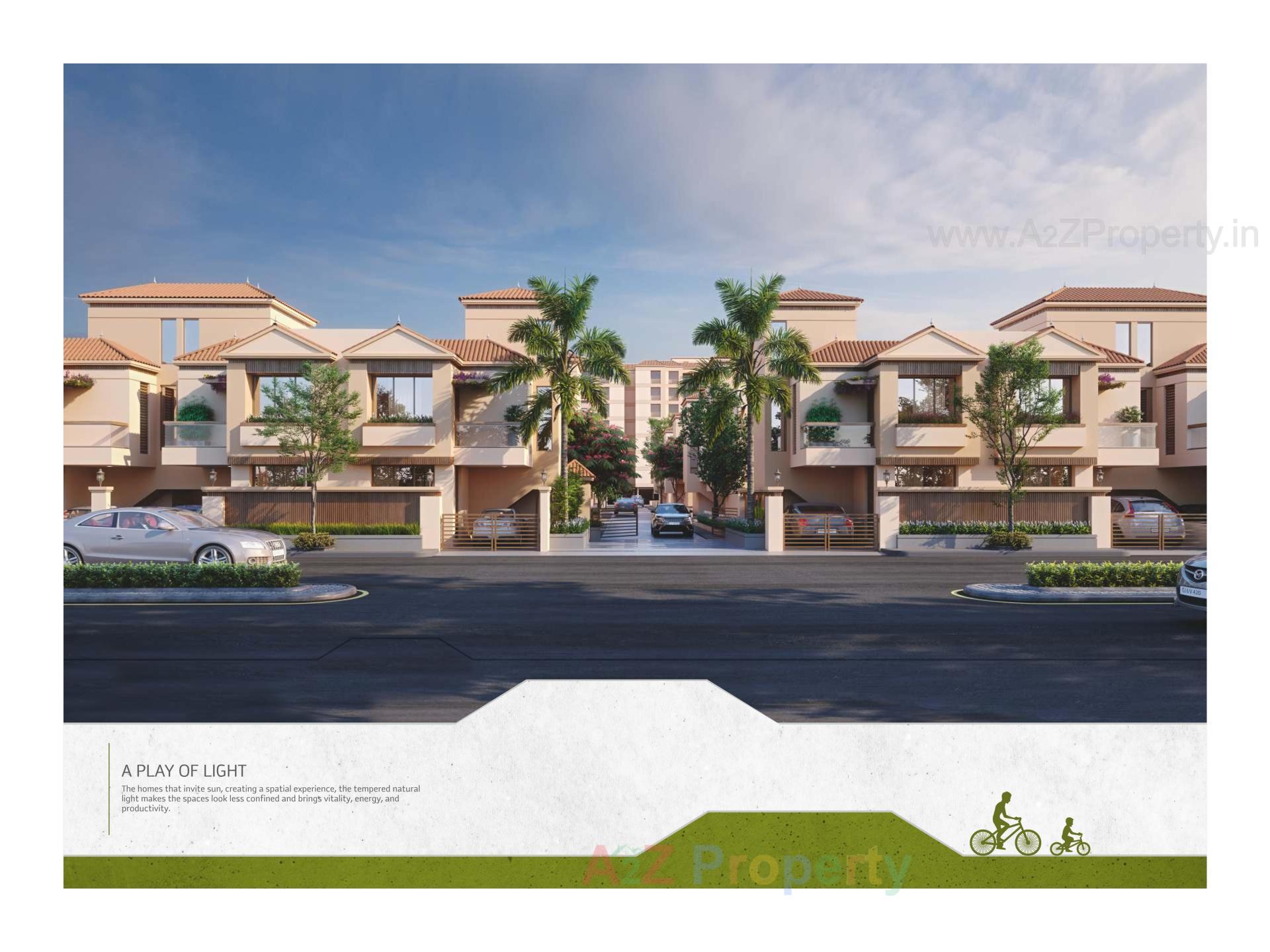 3D Elevation of real estate project Ratnam Greenfield located at Tarsali, Vadodara, Gujarat