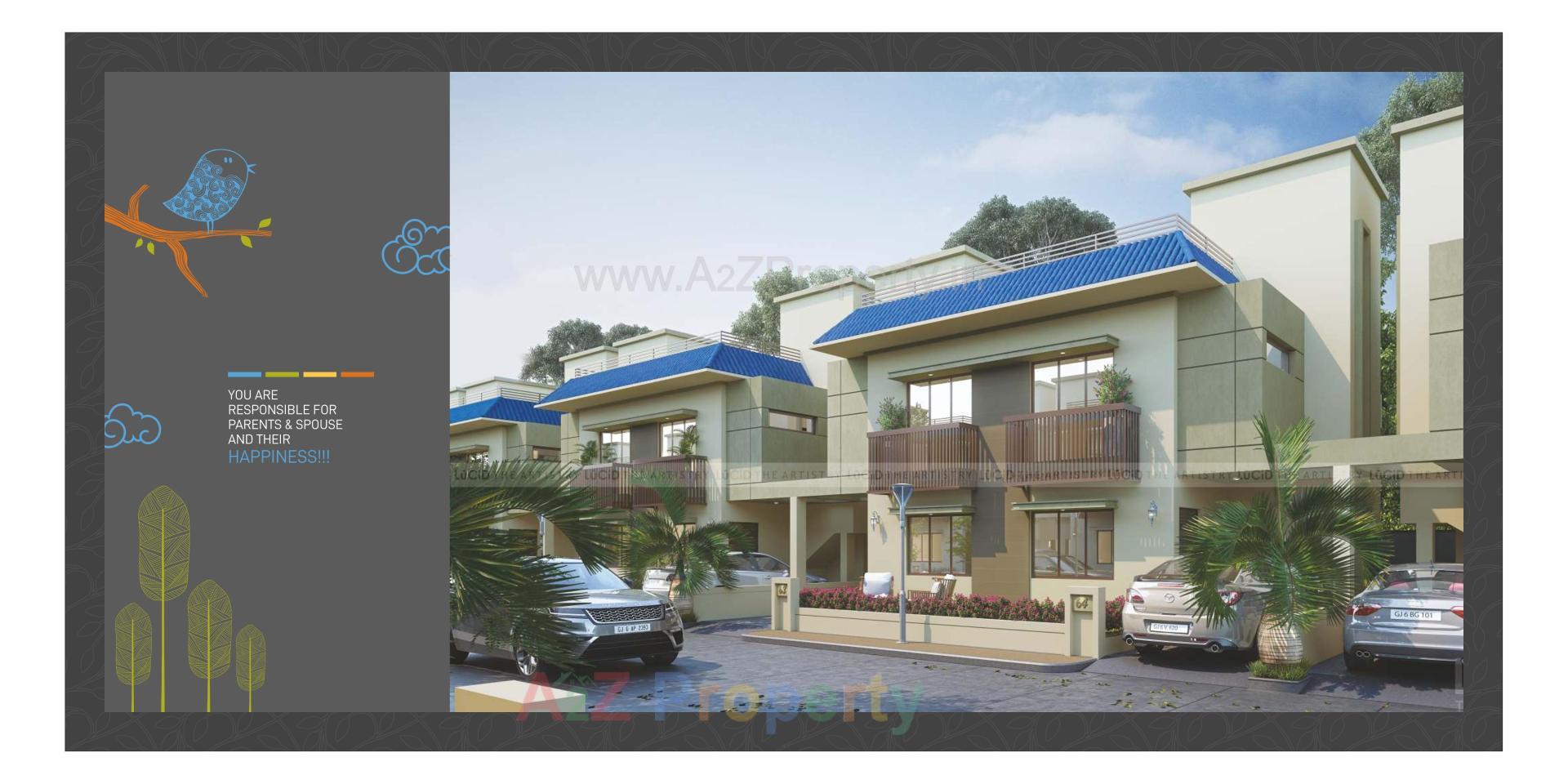 3D Elevation of real estate project Ratnam Lifestyle located at Ankhol, Vadodara, Gujarat