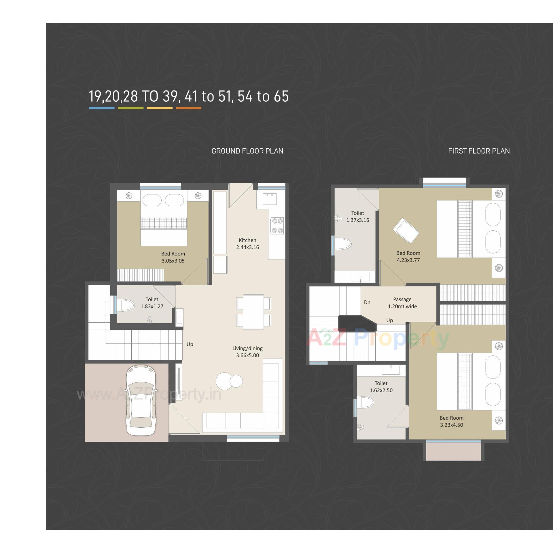 Layout of real estate project Ratnam Lifestyle located at Ankhol, Vadodara, Gujarat
