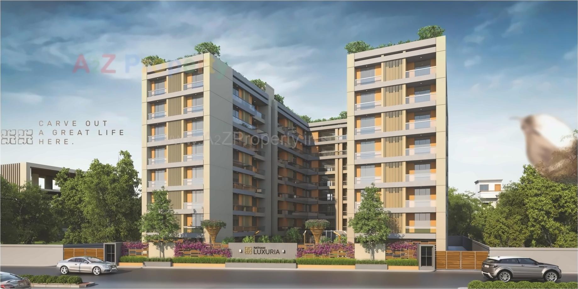 3D Elevation of real estate project Ratnam Luxuria located at Harni, Vadodara, Gujarat