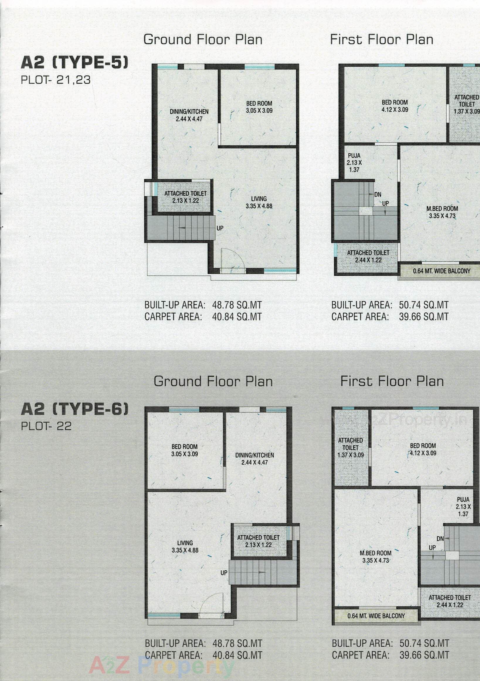 Layout of real estate project Ratnam Palm Leaf located at Makarpura, Vadodara, Gujarat