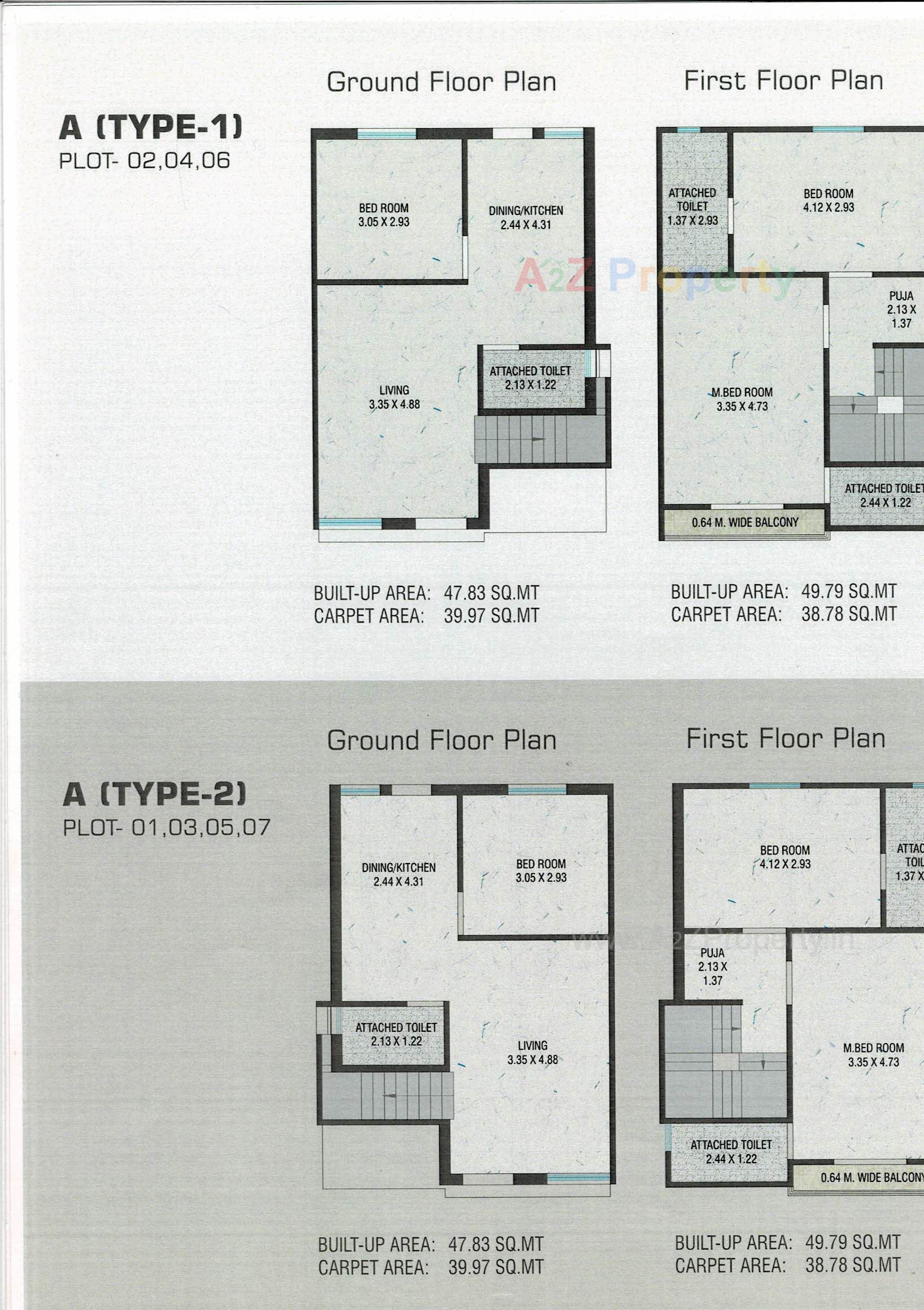 Layout of real estate project Ratnam Palm Leaf located at Makarpura, Vadodara, Gujarat