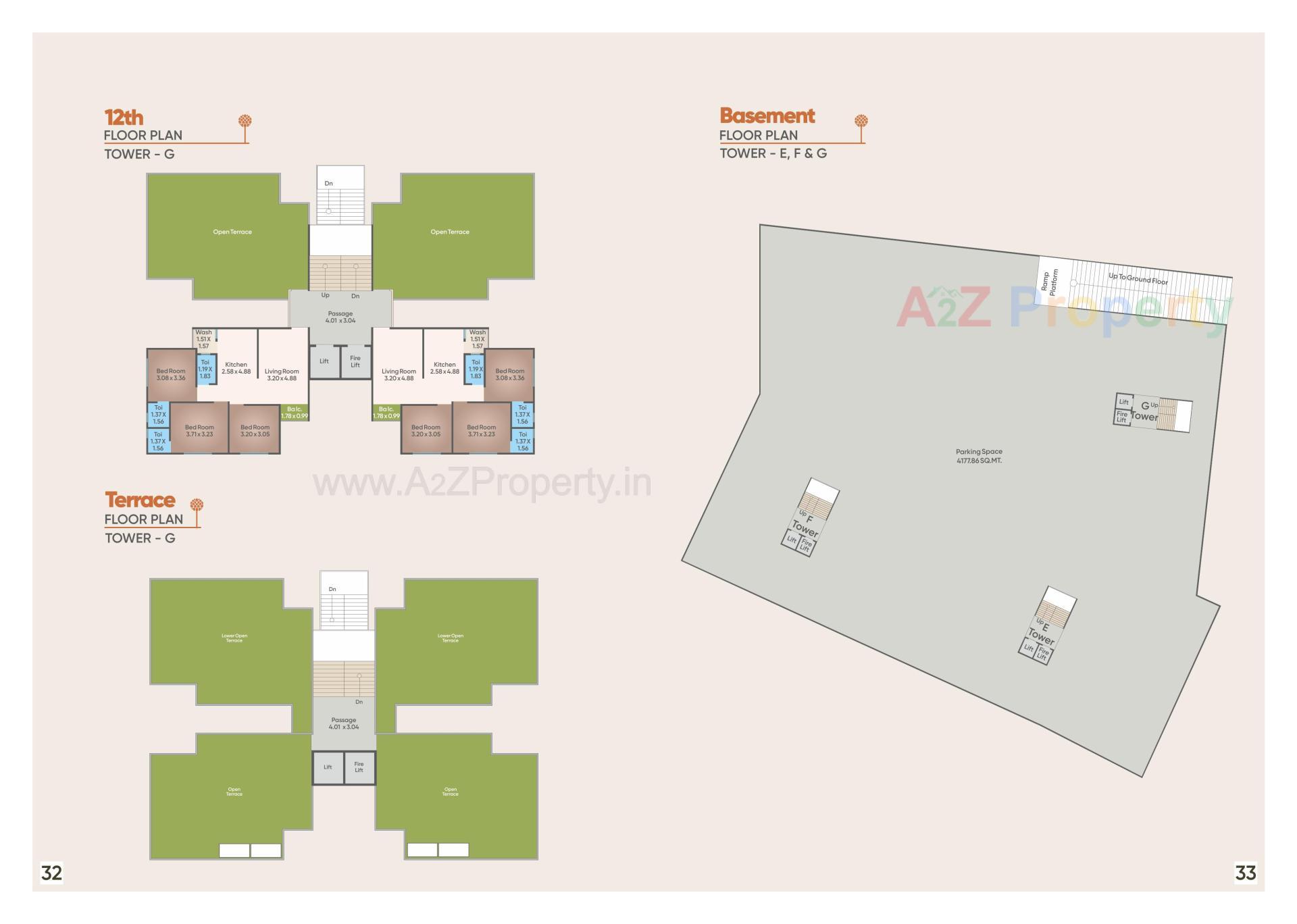 Layout of real estate project Ratnam Park View located at Bhayli, Vadodara, Gujarat
