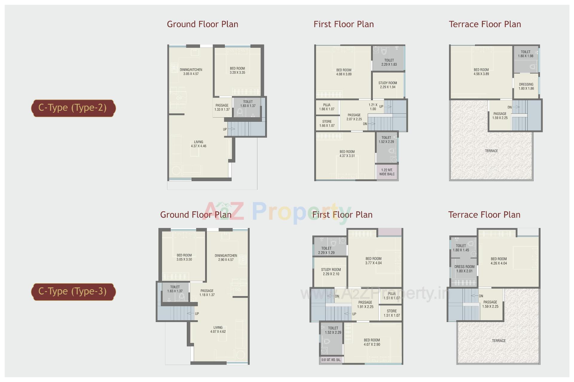 Layout of real estate project Red Coral located at Atladara, Vadodara, Gujarat