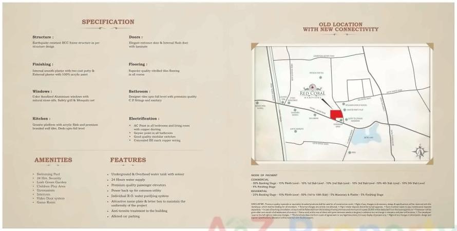  of real estate project Red Coral Hamptons located at Gotri, Vadodara, Gujarat