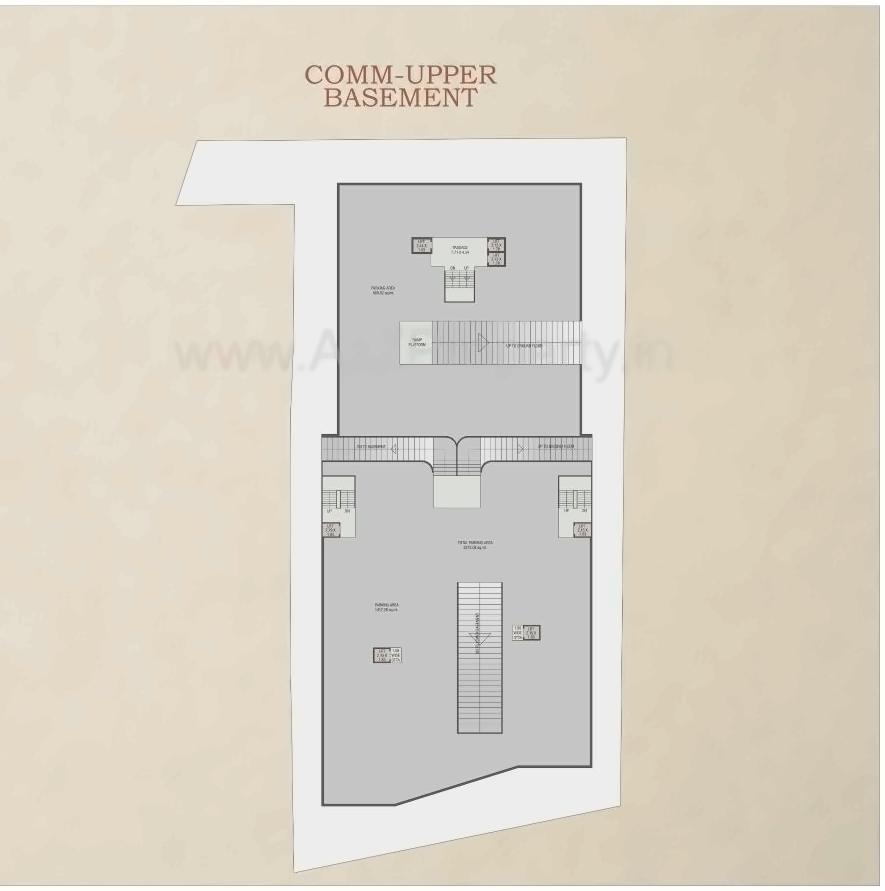 Layout of real estate project Red Coral Hamptons located at Gotri, Vadodara, Gujarat