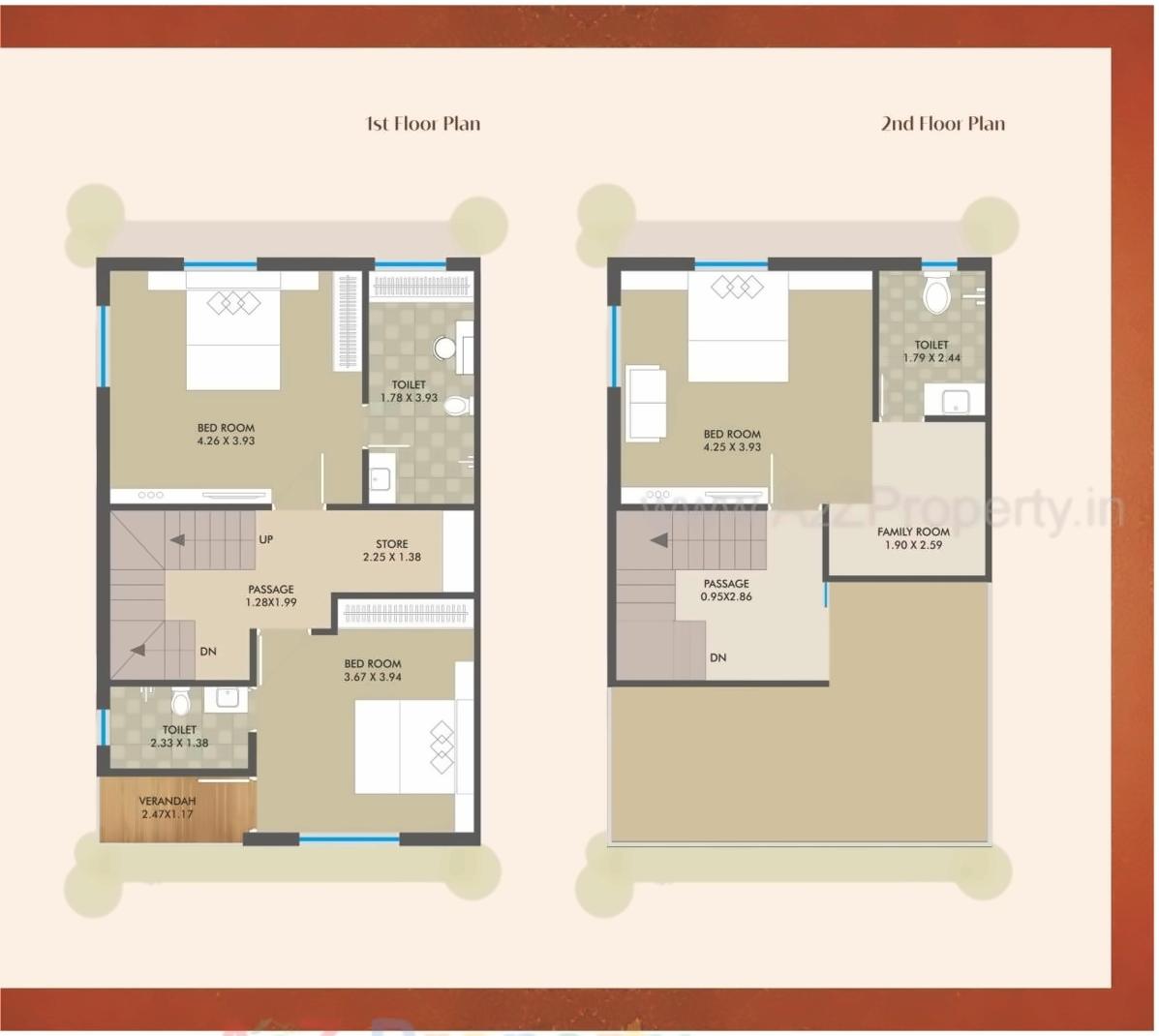 Layout of real estate project Redcoral located at Chhani, Vadodara, Gujarat