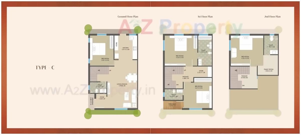 Layout of real estate project Redcoral located at Chhani, Vadodara, Gujarat