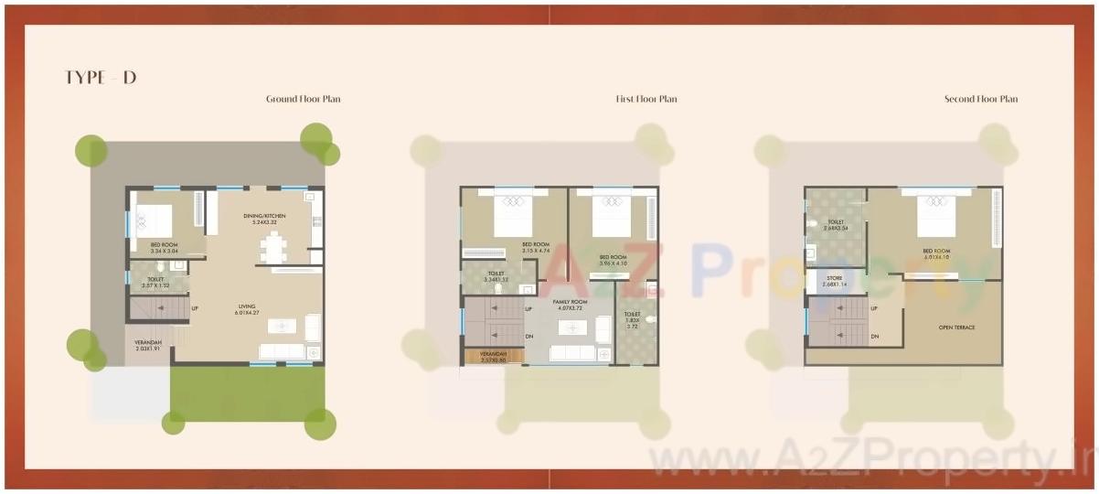 Layout of real estate project Redcoral located at Chhani, Vadodara, Gujarat