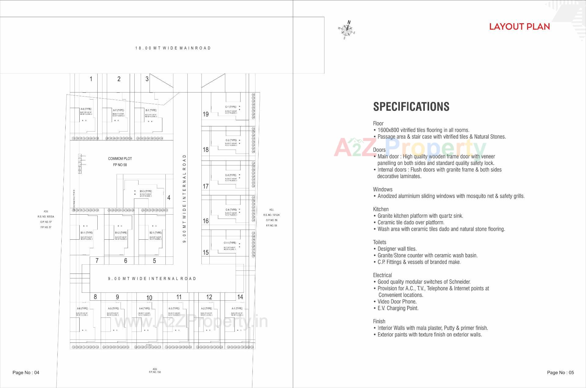  of real estate project Redcoral Greens located at Chhani, Vadodara, Gujarat