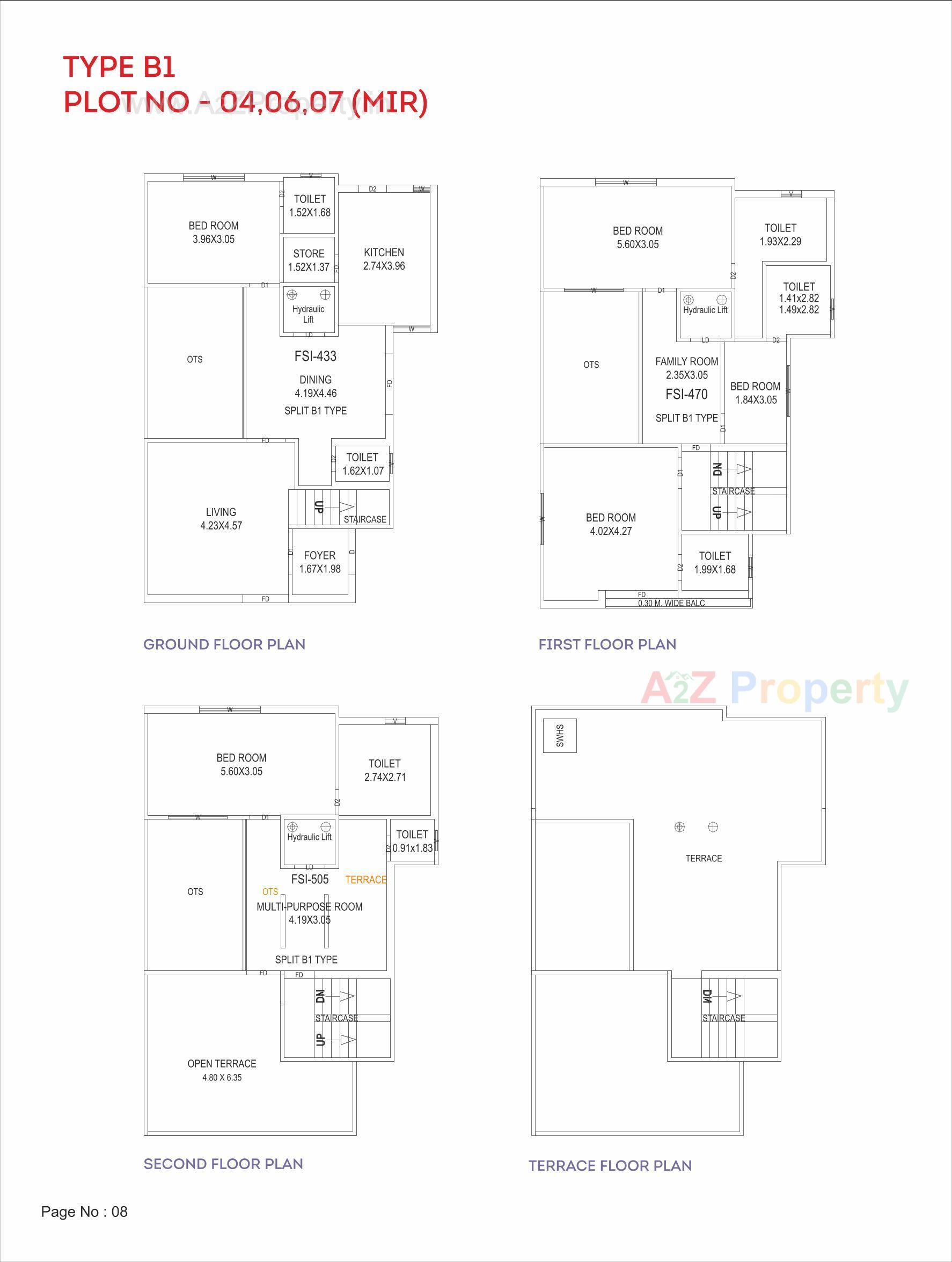Layout of real estate project Redcoral Greens located at Chhani, Vadodara, Gujarat