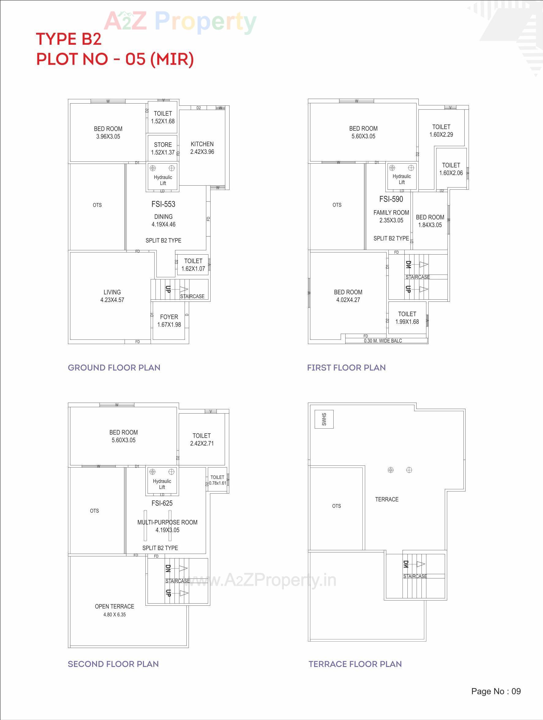 Layout of real estate project Redcoral Greens located at Chhani, Vadodara, Gujarat