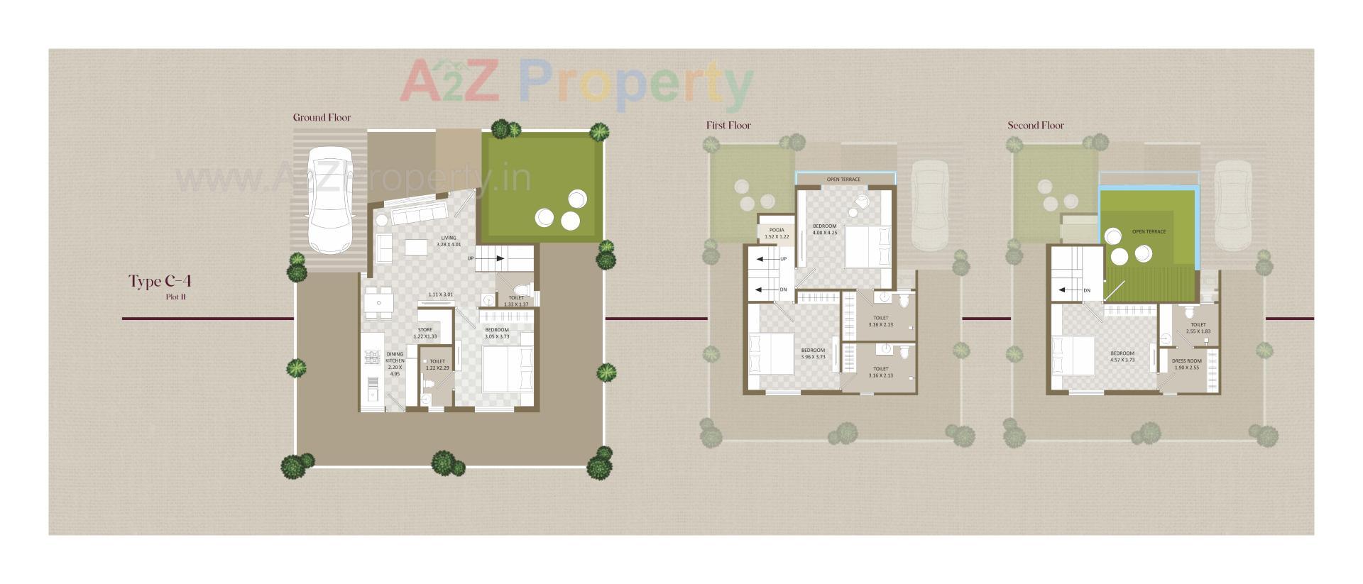 Layout of real estate project Redcoral Pride located at Channi, Vadodara, Gujarat