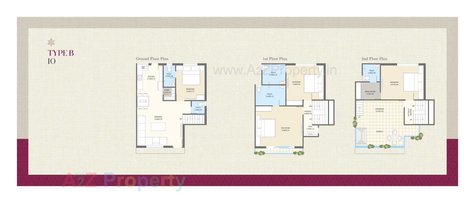 Layout of real estate project Redcoral Villa located at Chhani, Vadodara, Gujarat
