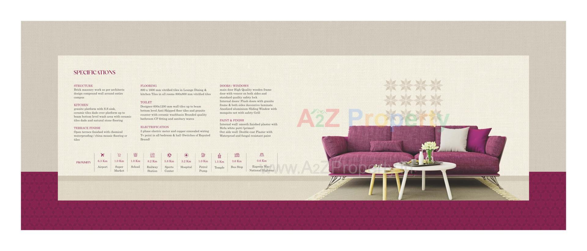  of real estate project Redcoral Villa located at Chhani, Vadodara, Gujarat