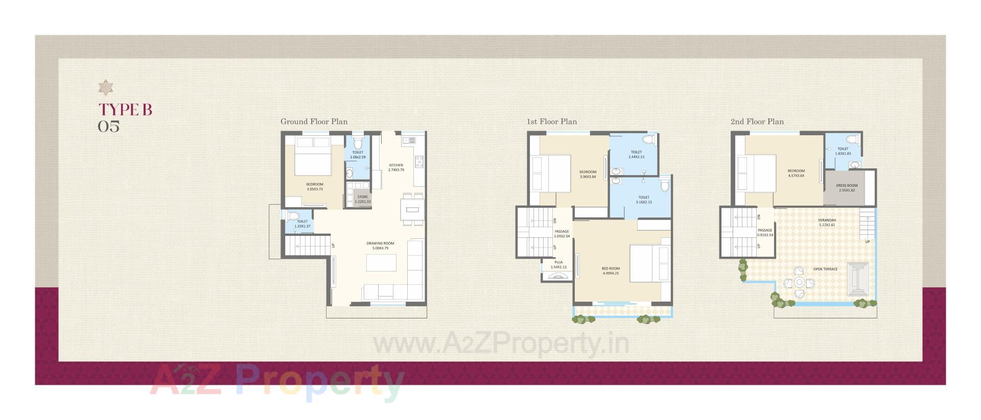 Layout of real estate project Redcoral Villa located at Chhani, Vadodara, Gujarat