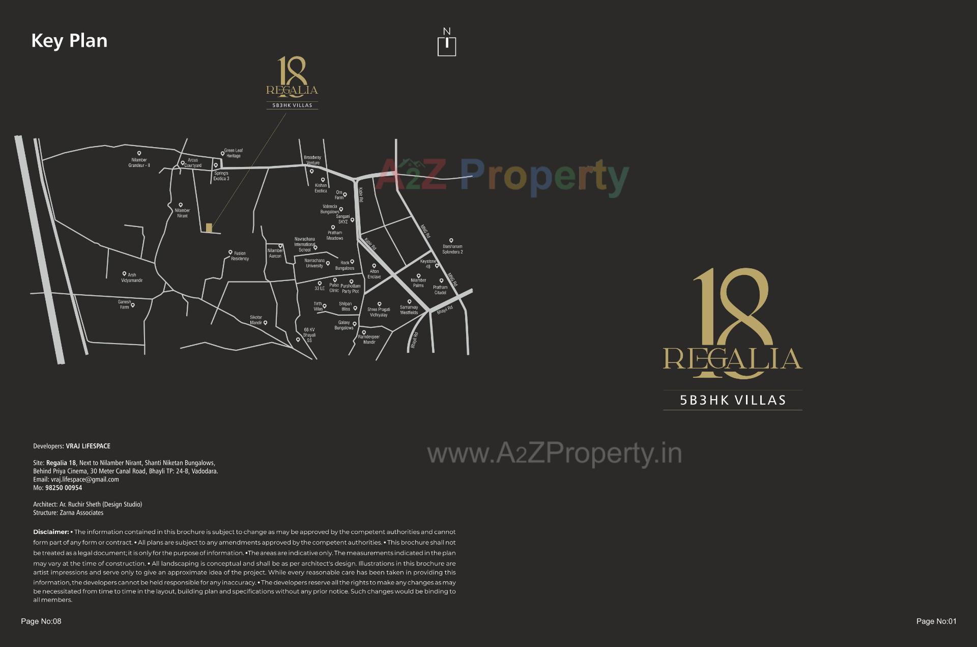  of real estate project Regalia located at Bhayli, Vadodara, Gujarat