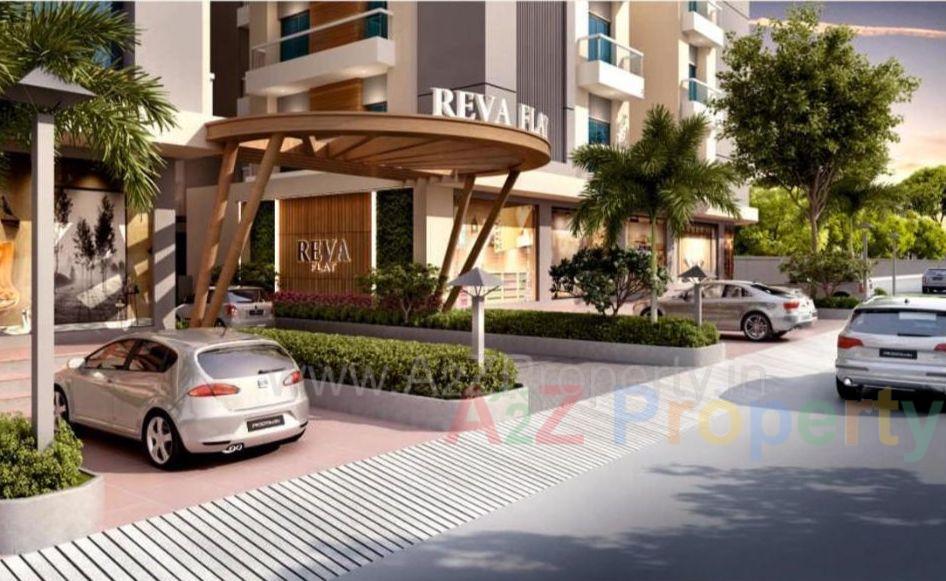 3D Elevation of real estate project Reva Flats located at Ankhol, Vadodara, Gujarat