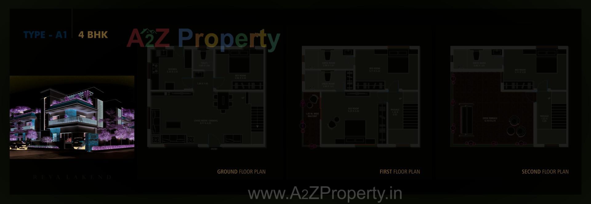  of real estate project Reva Lakend located at Sayajipura, Vadodara, Gujarat