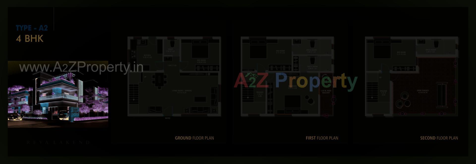  of real estate project Reva Lakend located at Sayajipura, Vadodara, Gujarat